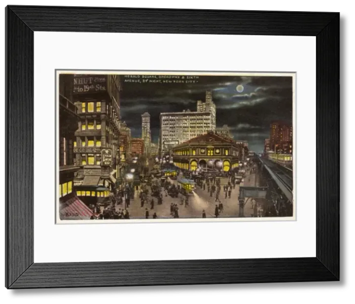Framed Print : Herald Square, Broadway and 6th Avenue Framed Print : Herald Square, Broadway and 6th Avenue