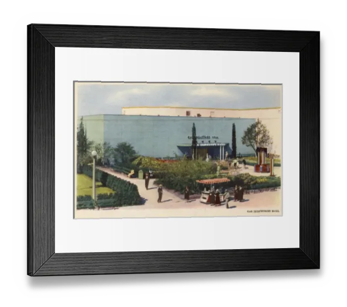 Framed Print : The Gas Industries Hall Framed Print : The Gas Industries Hall
