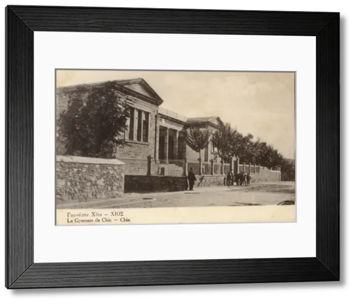 Framed Print : The Gymnasium at Chios Town, Chios, Greece Framed Print : The Gymnasium at Chios Town, Chios, Greece