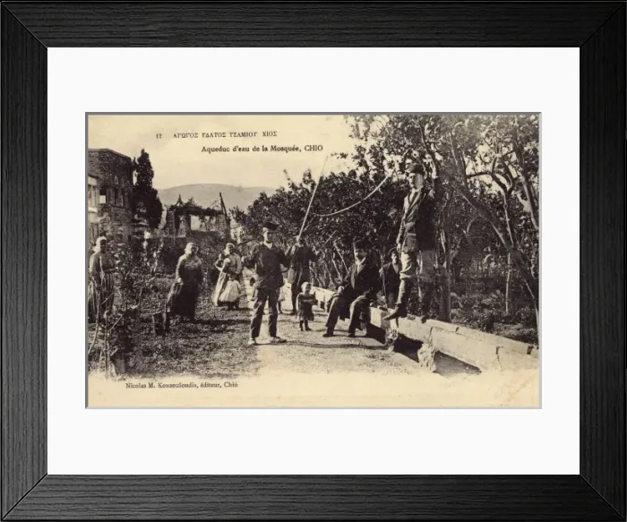 Framed Print : Mosque Aqueduct, Chios Town Framed Print : Mosque Aqueduct, Chios Town