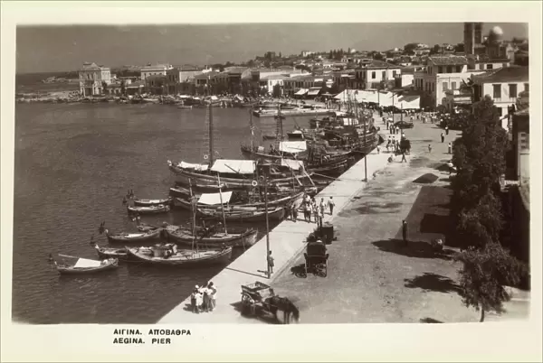 Aegina, Greece - The port