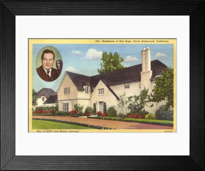 Framed Print : Bob Hopes home - North Hollywood Framed Print : Bob Hopes home - North Hollywood