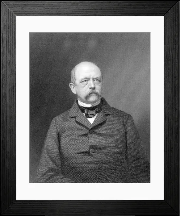 Framed Print : Bismarck. Otto Eduard Leopold von Bismarck (1815 30 July), German-Prussian statesman Framed Print : Bismarck. Otto Eduard Leopold von Bismarck (1815 30 July), German-Prussian statesman