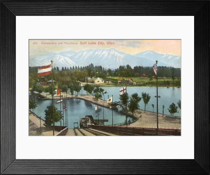 Framed Print : Salt Lake City, Utah, USA Framed Print : Salt Lake City, Utah, USA