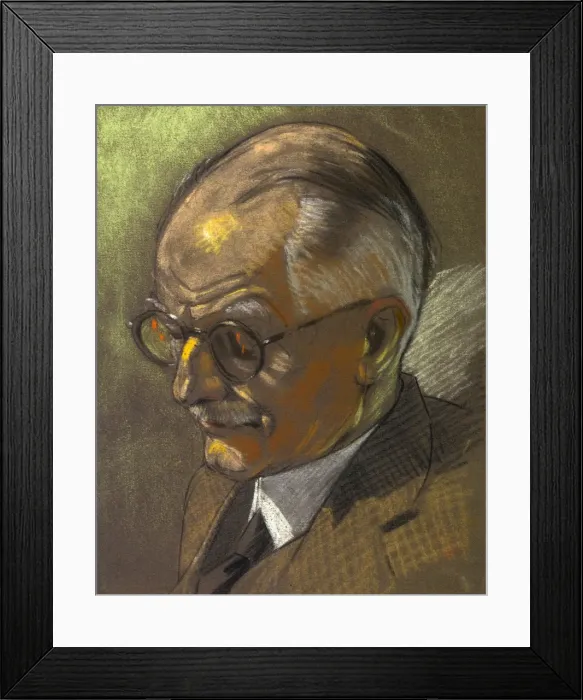 Framed Print : Portrait of a middle-aged man Framed Print : Portrait of a middle-aged man