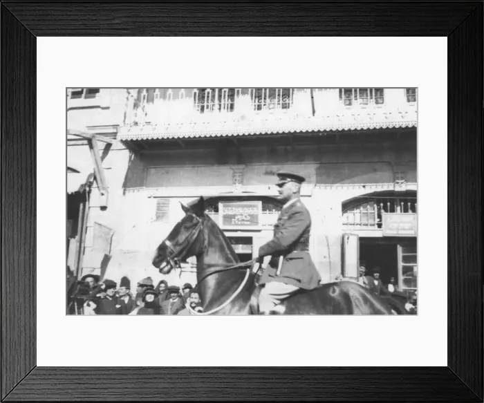 Framed Print : General Allenby entry into Jerusalem 1917 Framed Print : General Allenby entry into Jerusalem 1917