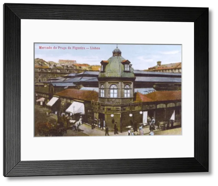 Framed Print : Portugal - Lisbon - Mercado da Praca da Figueira Framed Print : Portugal - Lisbon - Mercado da Praca da Figueira