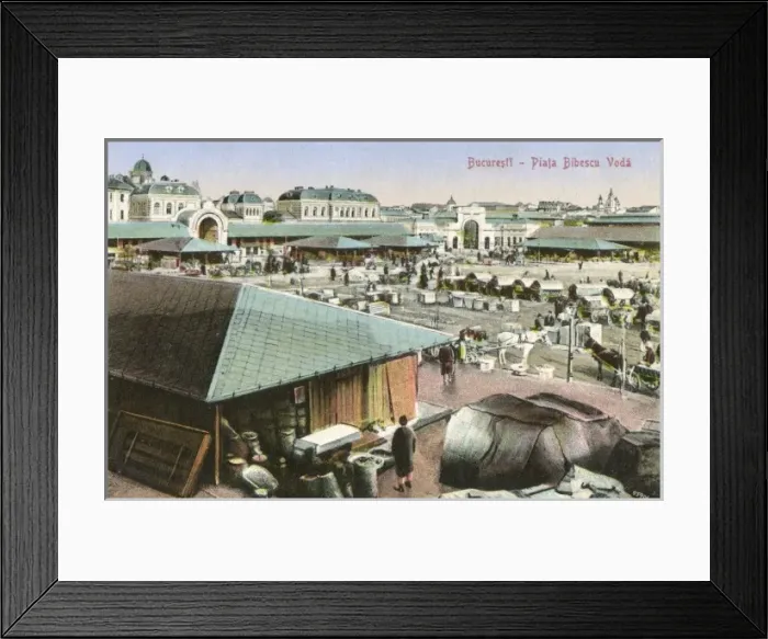 Framed Print : Romania - Bucharest - Bibescu Voda Market