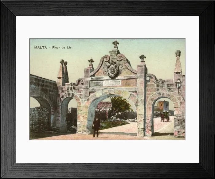 Framed Print : Malta - Medieval Gateway Framed Print : Malta - Medieval Gateway