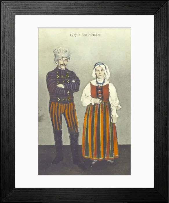 Framed Print : A couple from Sieradz, Poland Framed Print : A couple from Sieradz, Poland