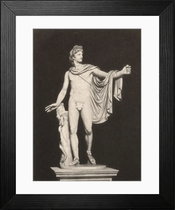 Framed Print : Statue of Apollo - The Vatican, Italy Framed Print : Statue of Apollo - The Vatican, Italy