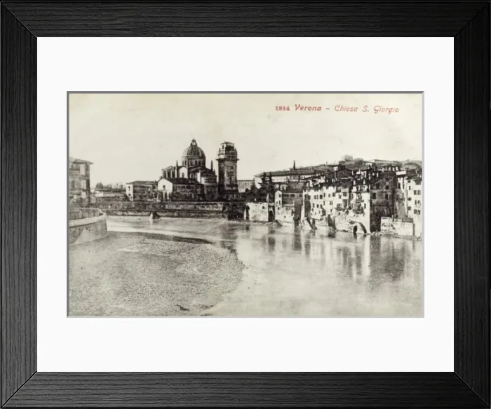 Framed Print : Italy - Verona - Church of St. George Framed Print : Italy - Verona - Church of St. George