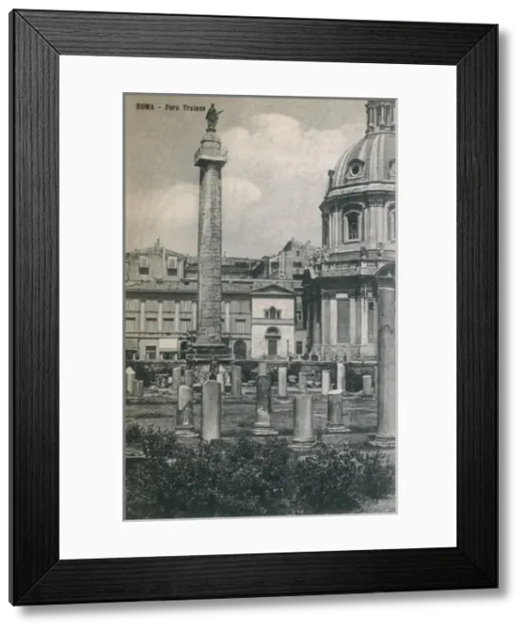 Framed Print : Trajans Column, Rome, Italy Framed Print : Trajans Column, Rome, Italy