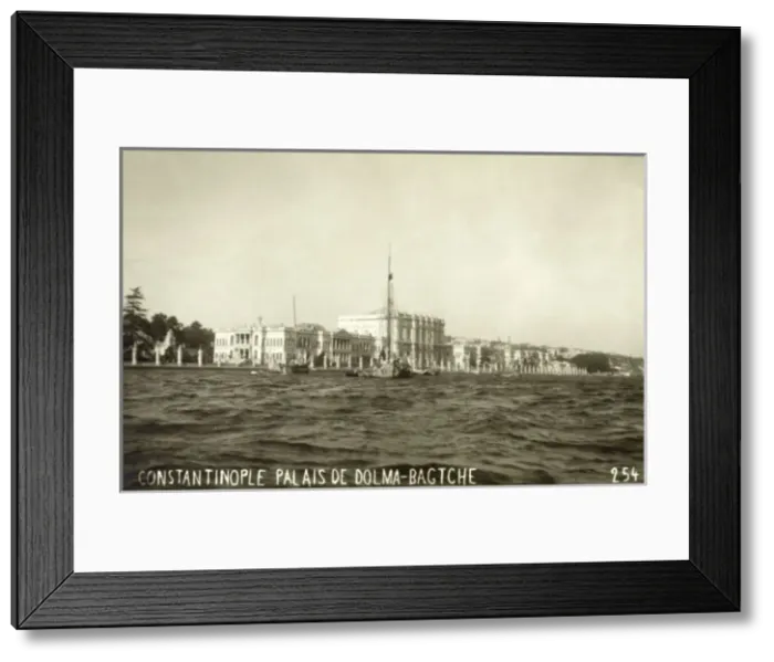 Framed Print : The Dolmabahce Palace, Constantinople Framed Print : The Dolmabahce Palace, Constantinople