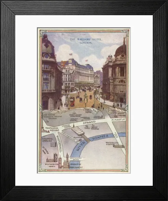 Framed Print : The Waldorf Hotel, Aldwych, London Framed Print : The Waldorf Hotel, Aldwych, London