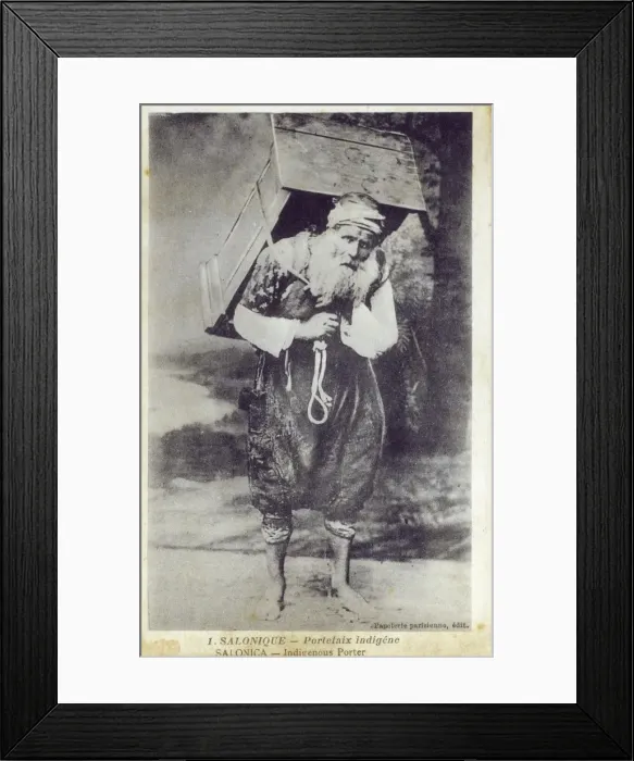 Framed Print : Porter in Thessalonika Framed Print : Porter in Thessalonika