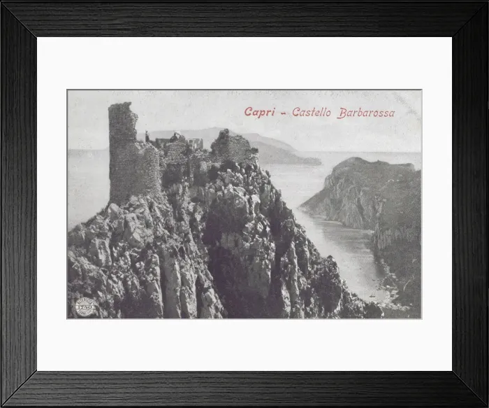 Framed Print : Capri, Italy - Castello Barbarossa Framed Print : Capri, Italy - Castello Barbarossa