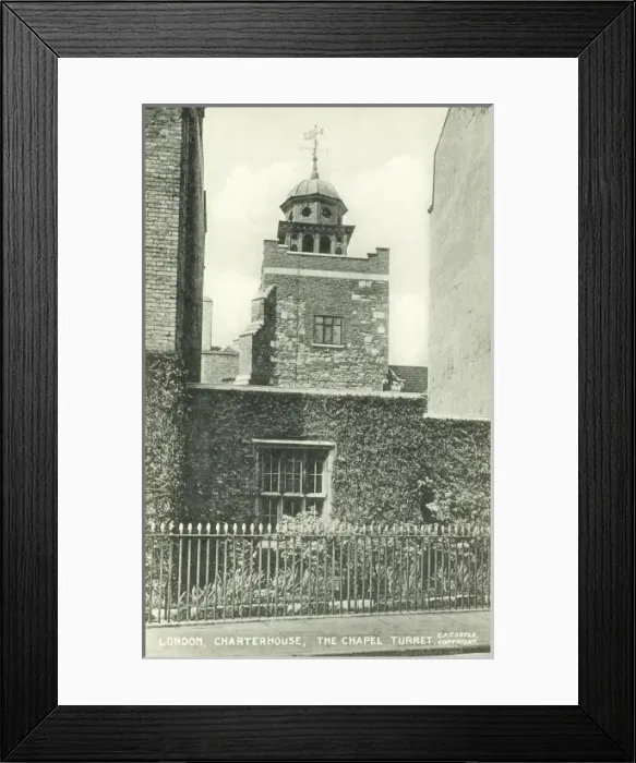 Framed Print : The Chapel Turret, Charterhouse, London Framed Print : The Chapel Turret, Charterhouse, London