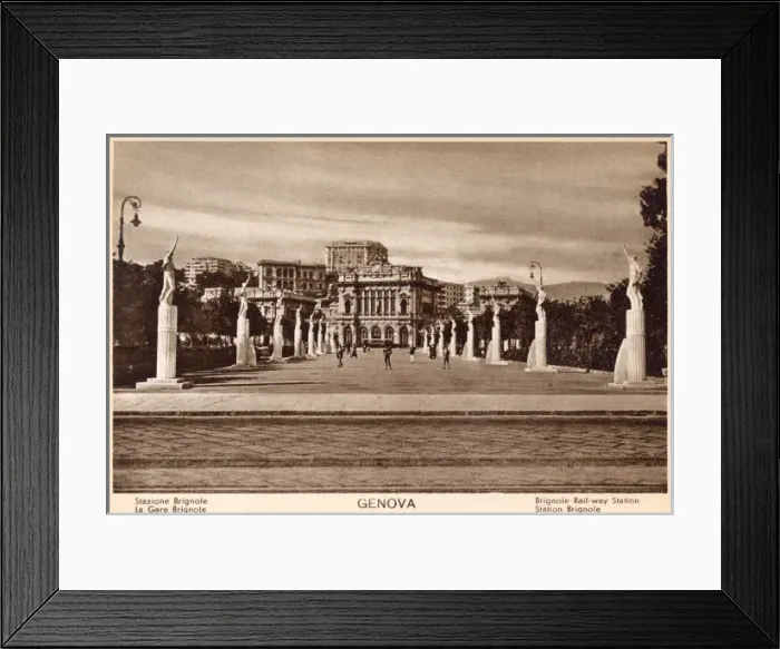 Framed Print : Genoa, Italy - Brignole Railway Station Framed Print : Genoa, Italy - Brignole Railway Station