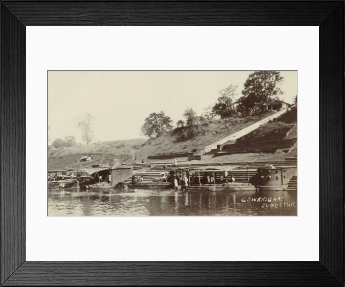 Framed Print : The banks of the River Narmadar, India Framed Print : The banks of the River Narmadar, India