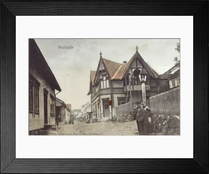 Framed Print : Norway - Town Hall in Brevik Framed Print : Norway - Town Hall in Brevik