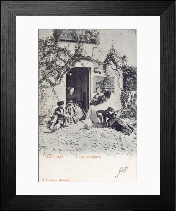 Framed Print : Algeciras, Spain - Andalucian Folk at home Framed Print : Algeciras, Spain - Andalucian Folk at home
