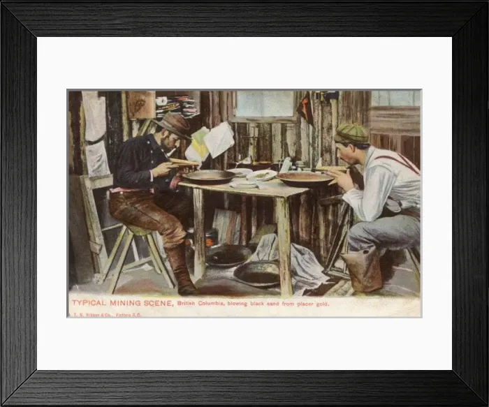 Framed Print : Canada - Typical Mining Scene Framed Print : Canada - Typical Mining Scene