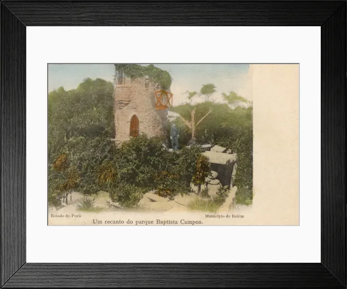 Framed Print : Brazil - Belem - Baptista Campos Park Framed Print : Brazil - Belem - Baptista Campos Park