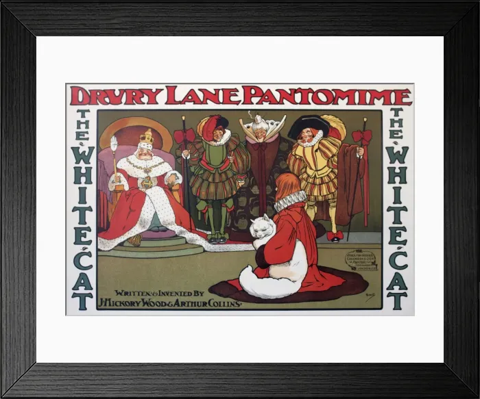 Framed Print : Poster, Drury Lane Pantomime Framed Print : Poster, Drury Lane Pantomime
