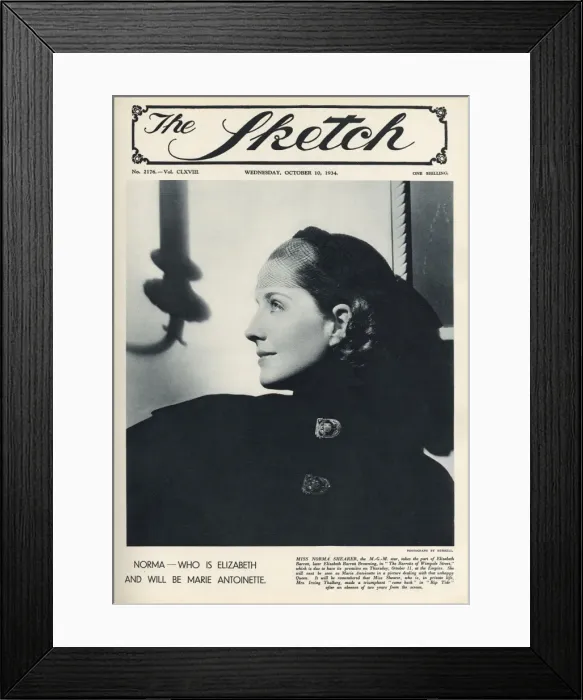 Framed Print : Norma Shearer Framed Print : Norma Shearer