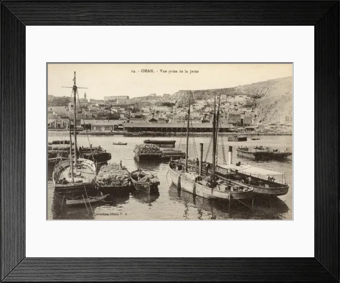 Framed Print : Algeria - Oran - View from the Pier Framed Print : Algeria - Oran - View from the Pier