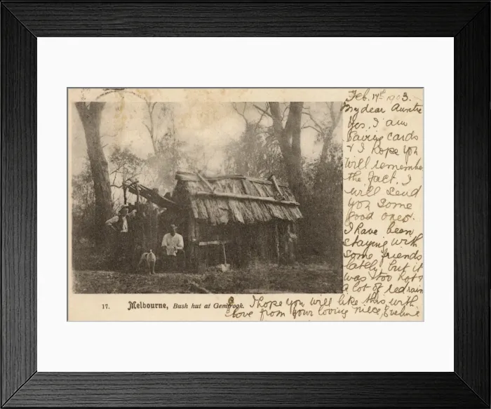 Framed Print : Bush hut at Gembrook, Melbourne, Australia Framed Print : Bush hut at Gembrook, Melbourne, Australia