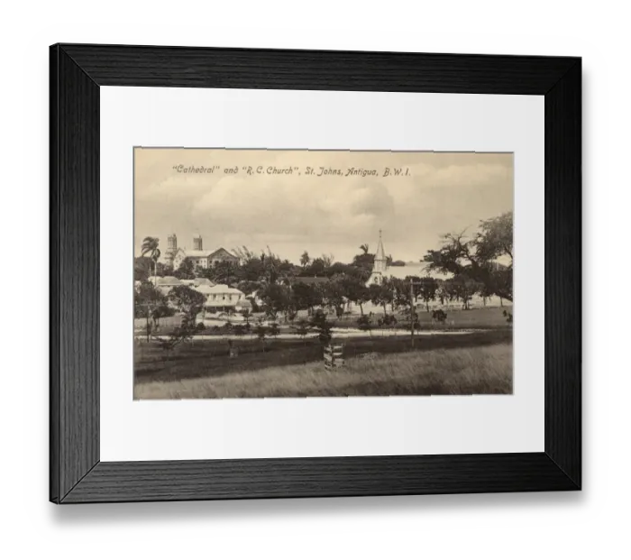 Framed Print : Antigua - St Johns Cathedral Framed Print : Antigua - St Johns Cathedral