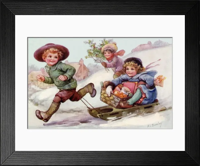 Framed Print : AL Bowley. C3781 Xmas Framed Print : AL Bowley. C3781 Xmas