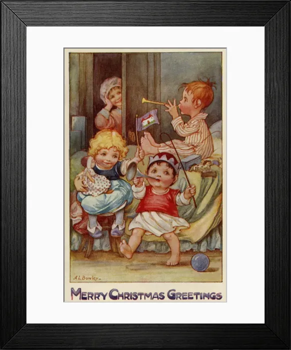 Framed Print : AL Bowley. C7160a Xmas Framed Print : AL Bowley. C7160a Xmas
