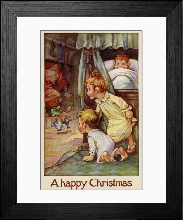 Framed Print : AL Bowley. C7160b Xmas Framed Print : AL Bowley. C7160b Xmas