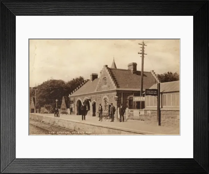 Framed Print : Helens Bay, Northern Ireland - Station Framed Print : Helens Bay, Northern Ireland - Station