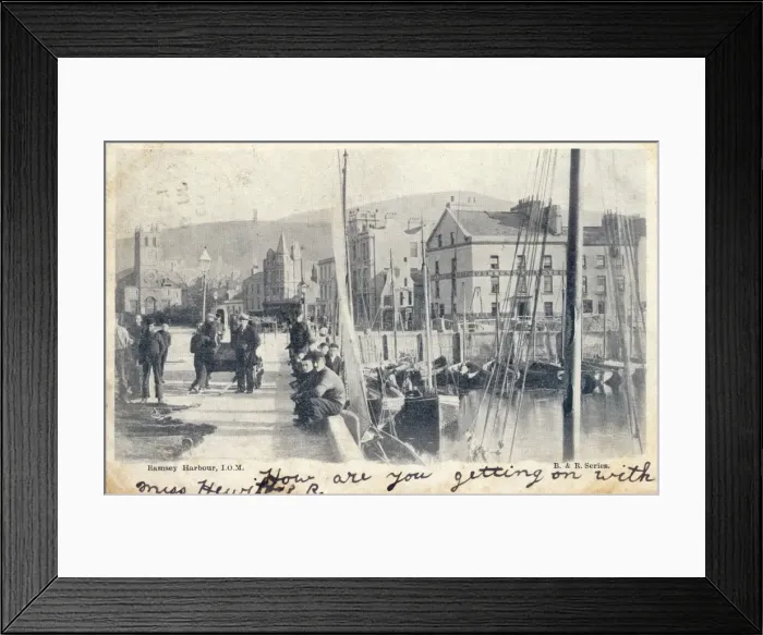 Framed Print : Ramsey Harbour - Isle of Man Framed Print : Ramsey Harbour - Isle of Man