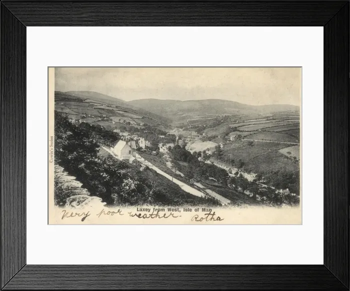 Framed Print : Isle of Man - Laxey Framed Print : Isle of Man - Laxey