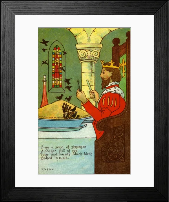 Framed Print : Anon 2. Sing a song of sixpence Framed Print : Anon 2. Sing a song of sixpence