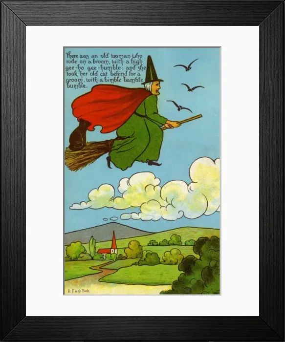 Framed Print : Anon 2. There was an old woman Framed Print : Anon 2. There was an old woman