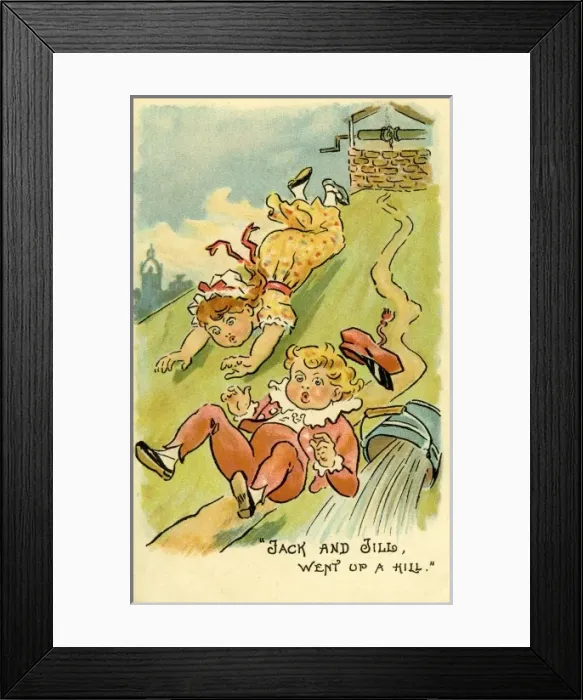 Framed Print : Anon 4. Jack and Jill Framed Print : Anon 4. Jack and Jill