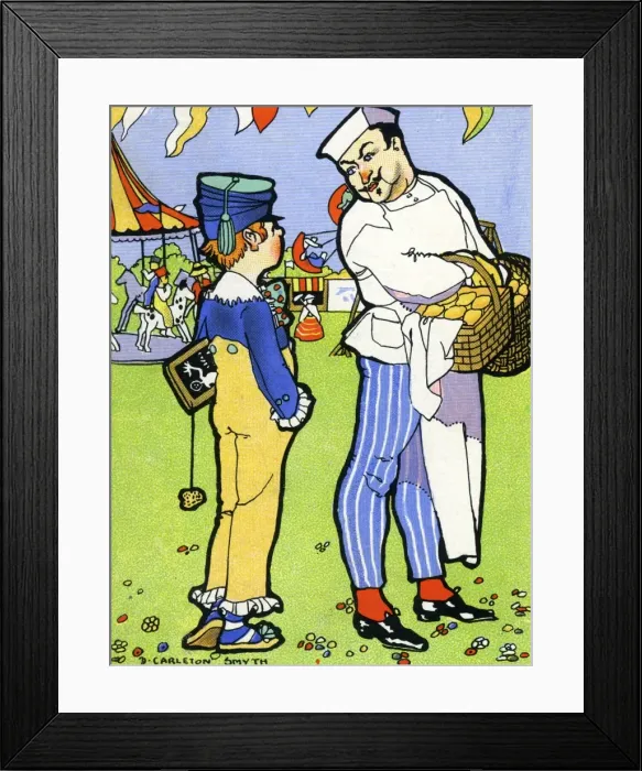 Framed Print : D Carleton-Smythe. Simple Simon Framed Print : D Carleton-Smythe. Simple Simon