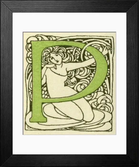 Framed Print : Alphabet -- Letter P Framed Print : Alphabet -- Letter P