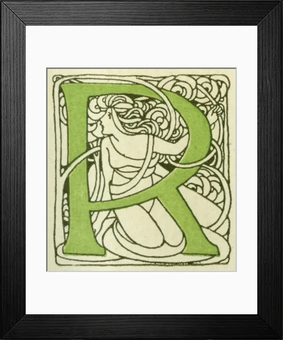 Framed Print : Alphabet -- Letter R Framed Print : Alphabet -- Letter R