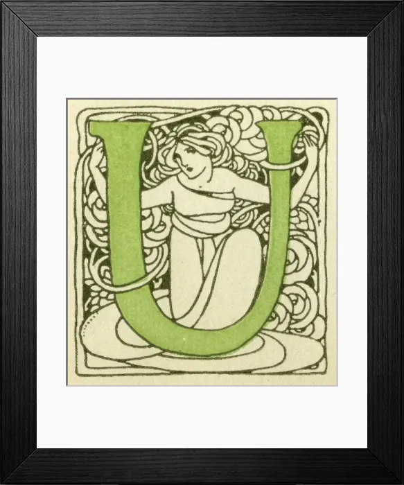 Framed Print : Alphabet -- Letter U Framed Print : Alphabet -- Letter U