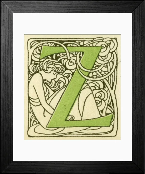 Framed Print : Alphabet -- Letter Z Framed Print : Alphabet -- Letter Z