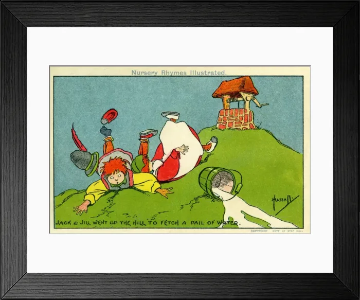 Framed Print : J Hassall. Jack & Jill Framed Print : J Hassall. Jack & Jill