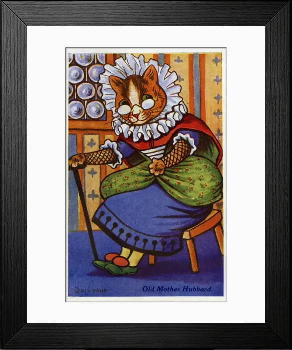 Framed Print : L Wain. Old Mother Hubbard Framed Print : L Wain. Old Mother Hubbard