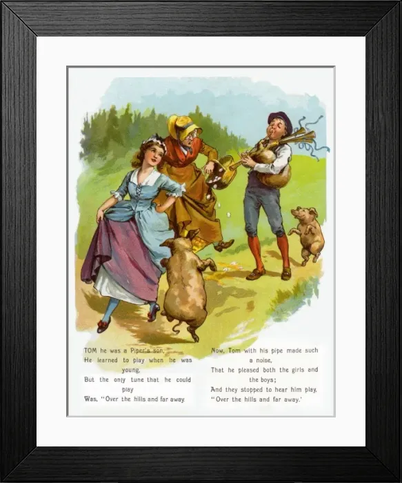 Framed Print : Tom He was a Pipers Son Framed Print : Tom He was a Pipers Son